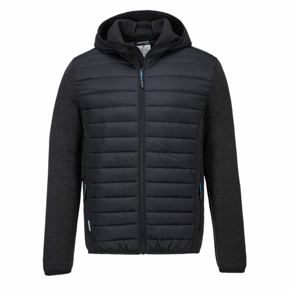 Portwest - KX3 Hybrid Baffle Jacket - Grey Marl