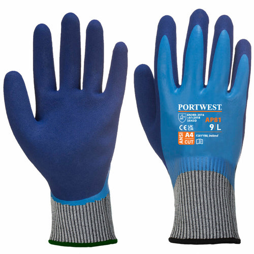 Portwest - Liquid Pro HR Cut Glove - Blue