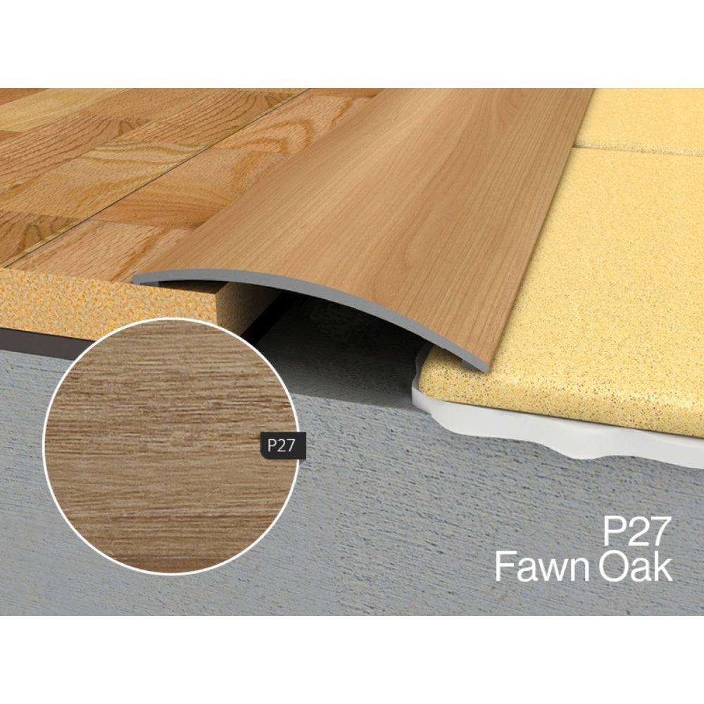 WRG 2 Flat Profile Self Adhesive P27 Fawn Oak 1800mm