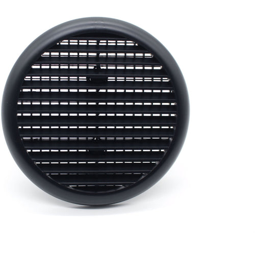 Icon ICV36BL Circular Innovator Vent black with flyscreen 