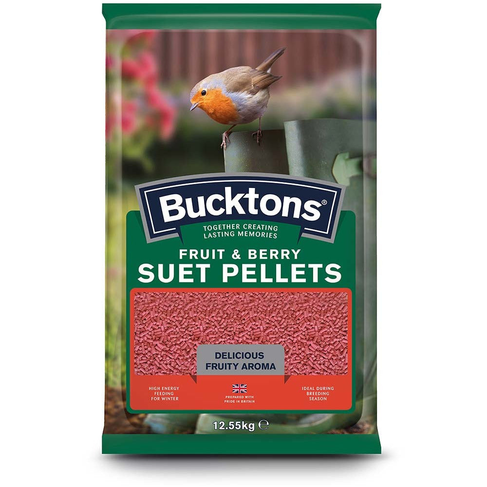 Bucktons Fruit & Berry Suet Pellets 12.55kg