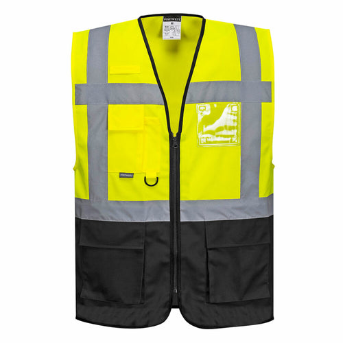 Portwest  - Warsaw Executive Vest - Yellow/Black