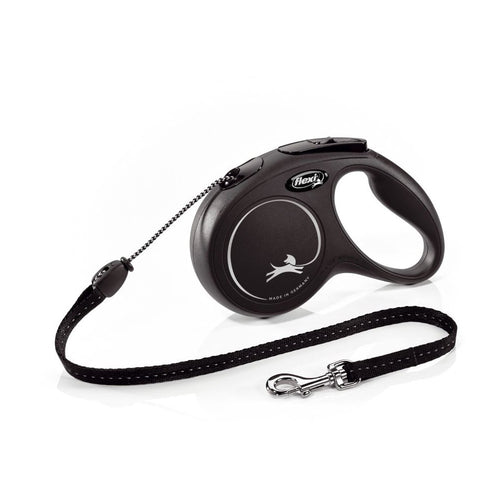 Flexi - Flexi Classic Med Black Cord Lead 5m