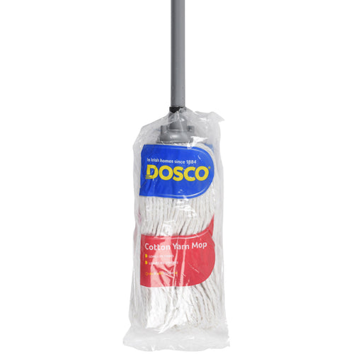 Dosco - White Mop Heads Coloured Socket No. 14 Handled