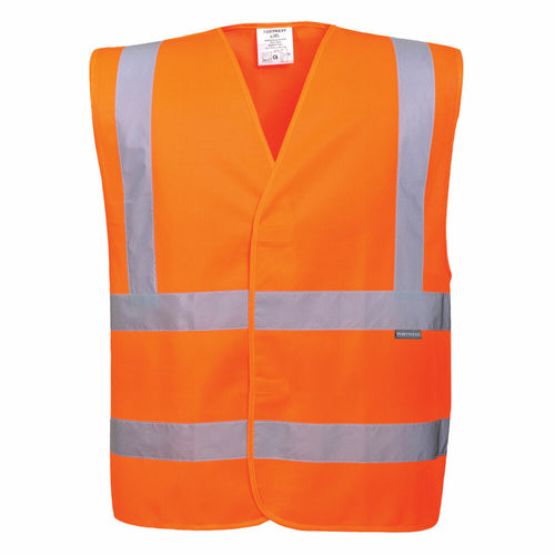Portwest  - Hi-Vis Two Band & Brace Vest - Orange