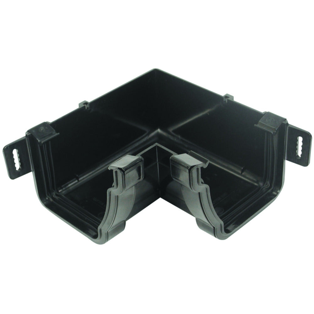 Rainwater StormLine OsRSt PVC-U Gutter Angle Internal 90° Black 111mm