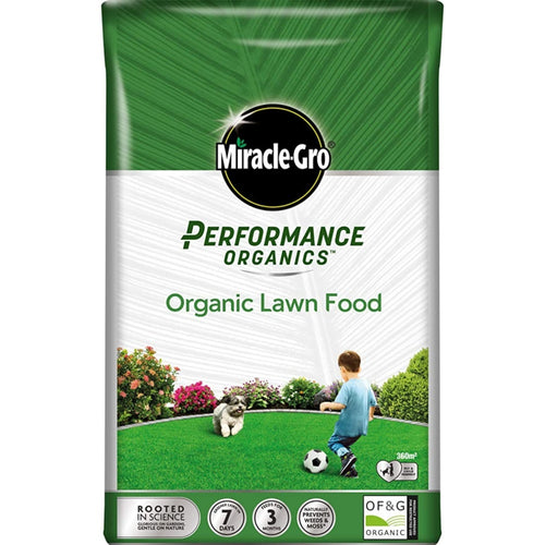 Miracle-Gro Performance Organics Lawn food bag 360m2