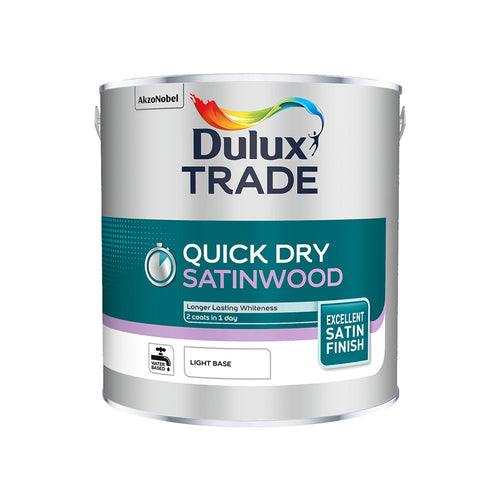 Dulux Trade Quick Dry Satinwood Light Base 2.5L