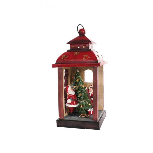 Jingles - Decorative Lantern with Santa