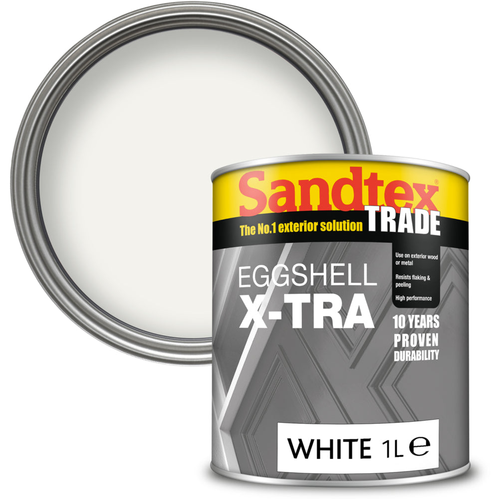 Sandtex Trade Eggshell X-Tra White 1L