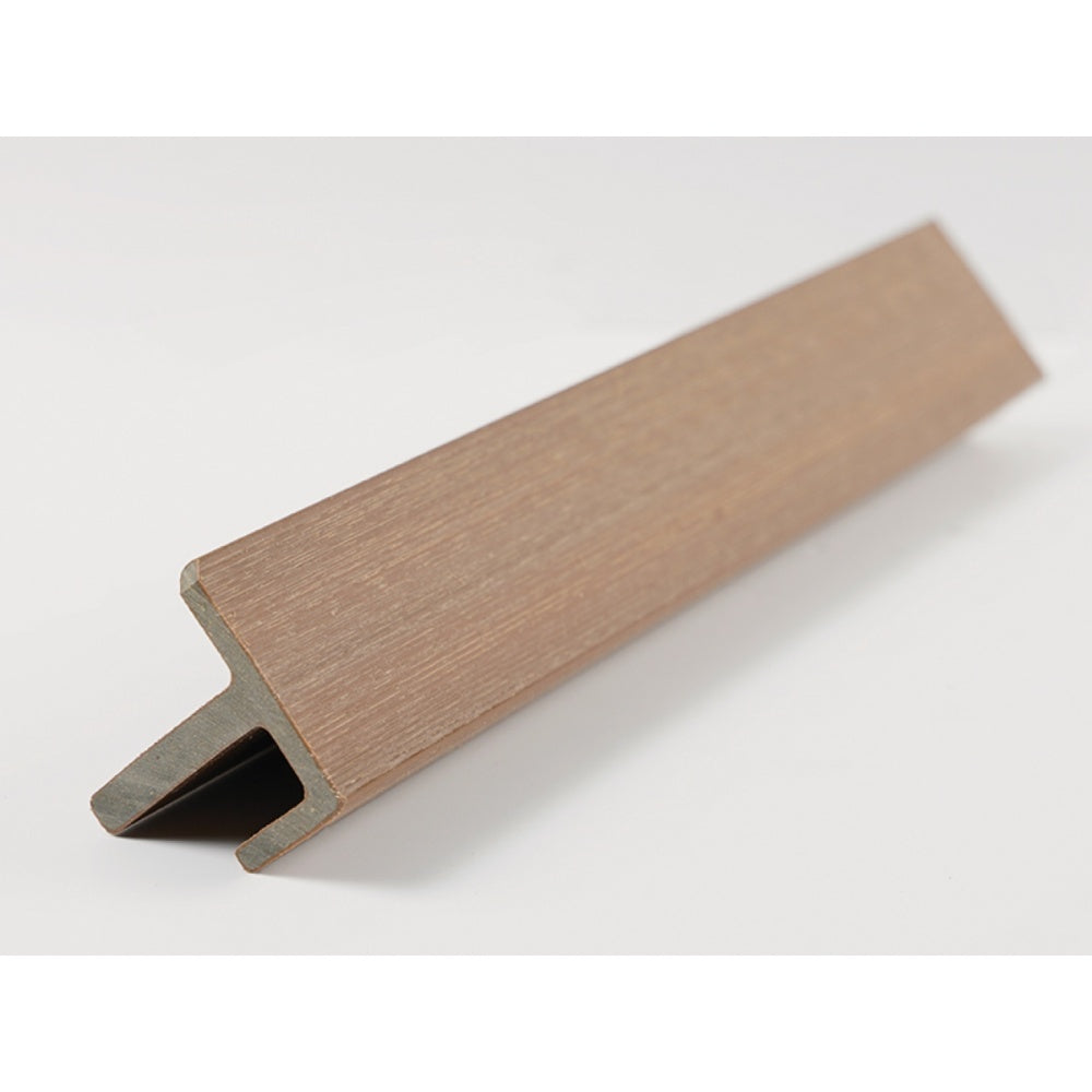 Ultrashield End US44 Trim Teak Traditional Cladding 45.5mm