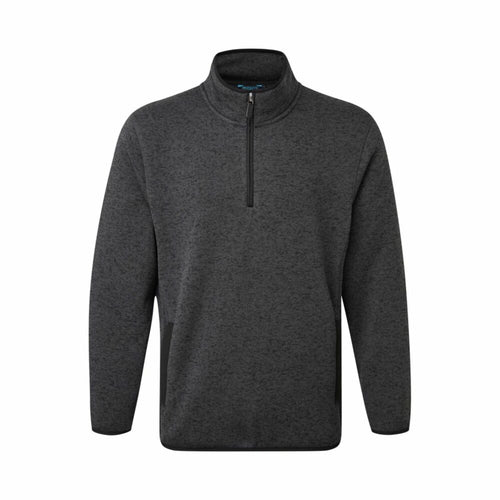 Fort Easton 1/4 Zip Pullover Grey/Marl - M