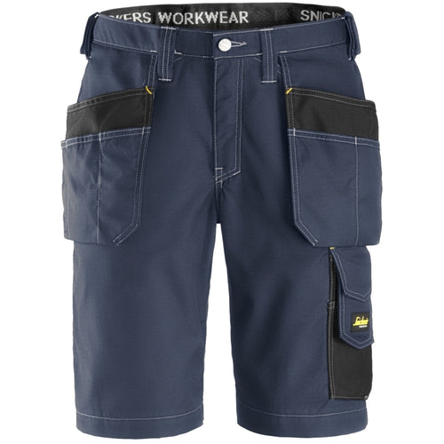 Snickers - Craftsmen Shorts Holster Pockets, Rip-Stop - Navy\\Black