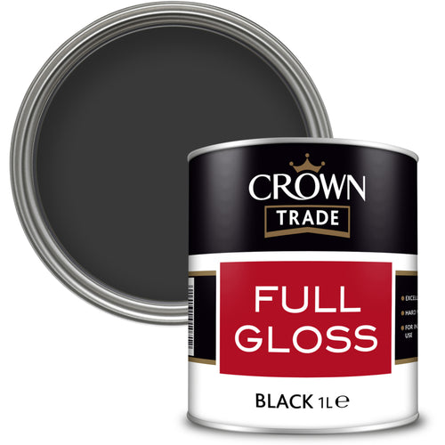 Crown Trade Full Gloss Black 1L