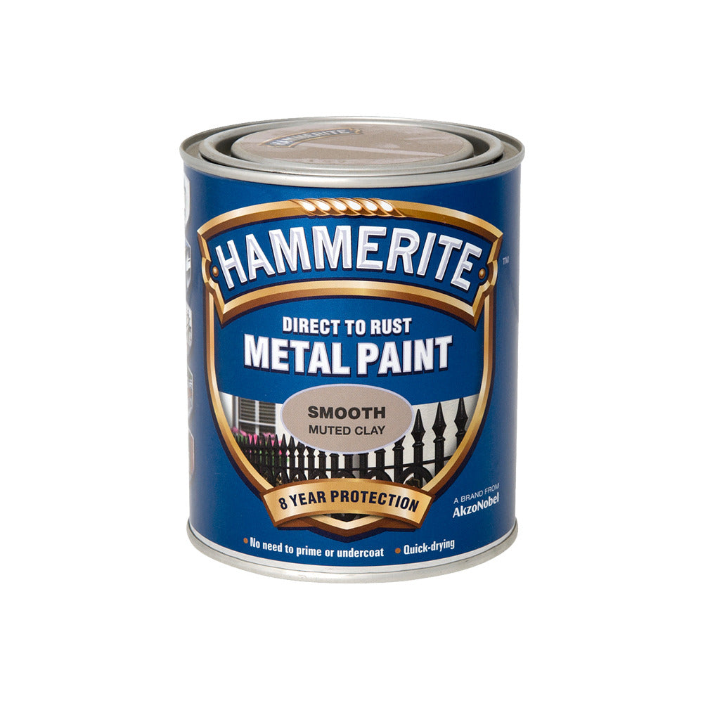 Hammerite Metal Paint Smooth Muted Clay 750ml