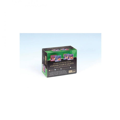 Snowtime - 100 LED Static Connectable Lights - Clear