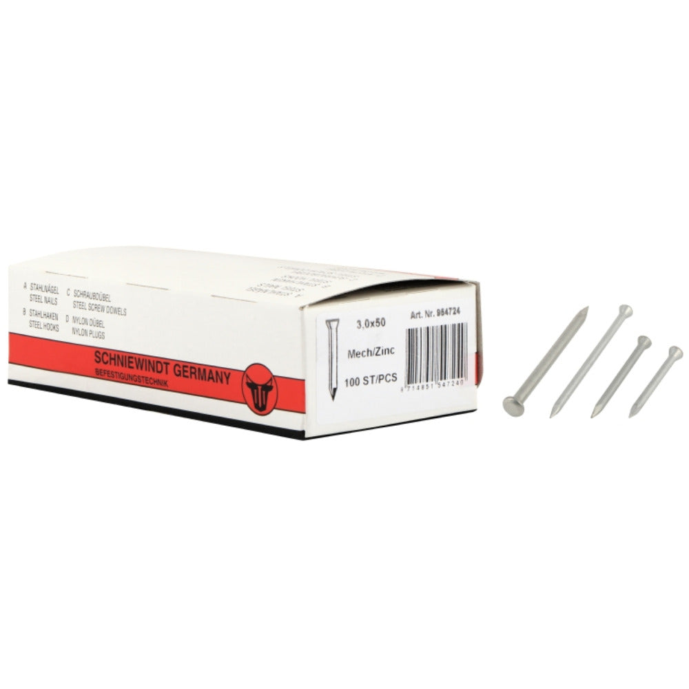 Dewit Masonry Nails 100PC (Carton Qty: 50 boxes) - 3.0x60mm