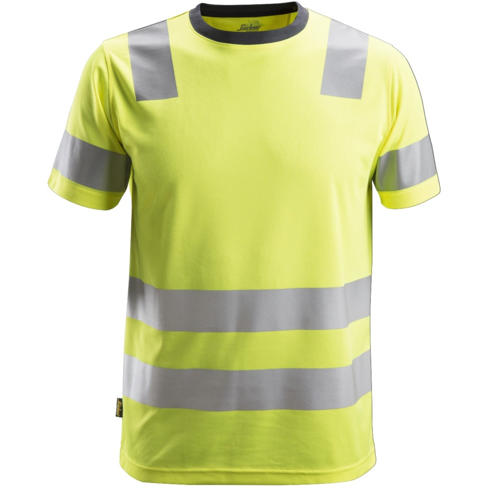 Snickers - AllroundWork, High-Vis T-Shirt Class 2 - High vis yellow