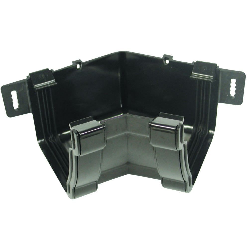 Rainwater StormLine OsRSt PVC-U Gutter Angle External 45° Black 111mm