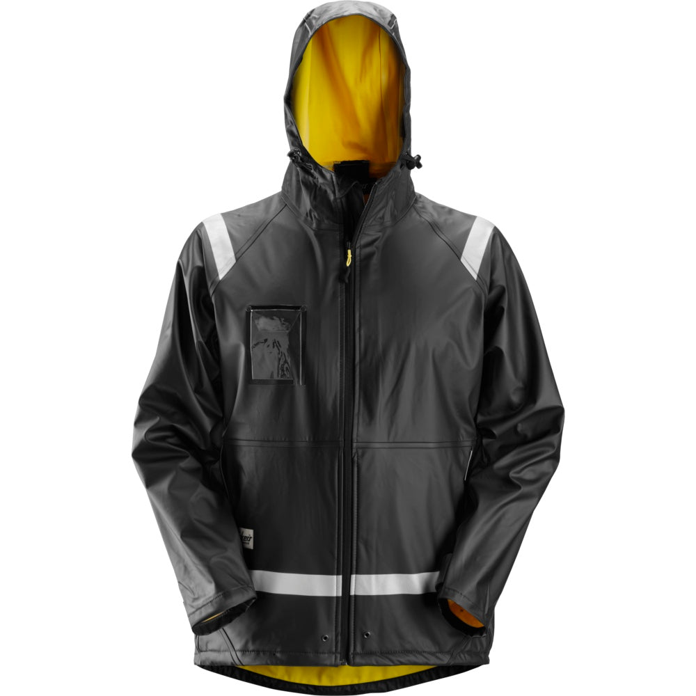 Snickers - Rain Jacket, PU - Black