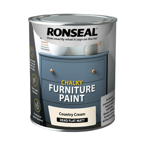 Ronseal Chalky Furniture Paint Cream 750ml