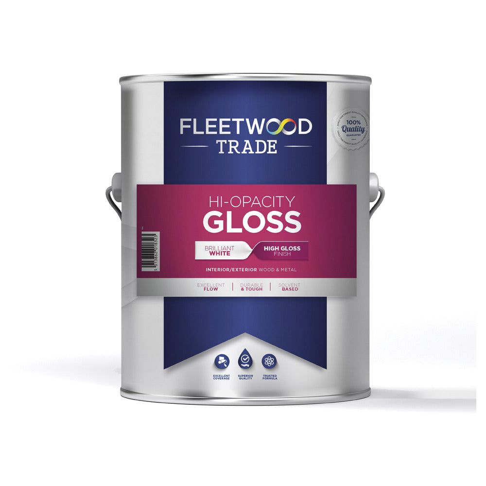 Fleetwood Trade Hi-Opacity Gloss Brilliant White 5L