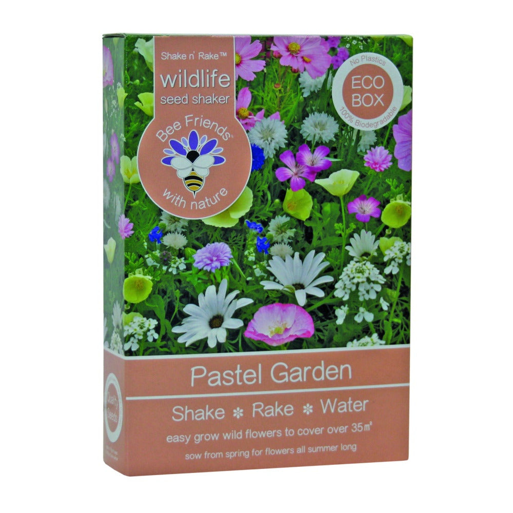 Shake n Rake™ Wildlife Seed Shaker 200g - Pastel Garden