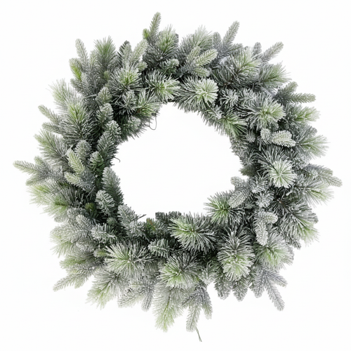 Snowy Stamford Wreath - 76cm (Exclusive)