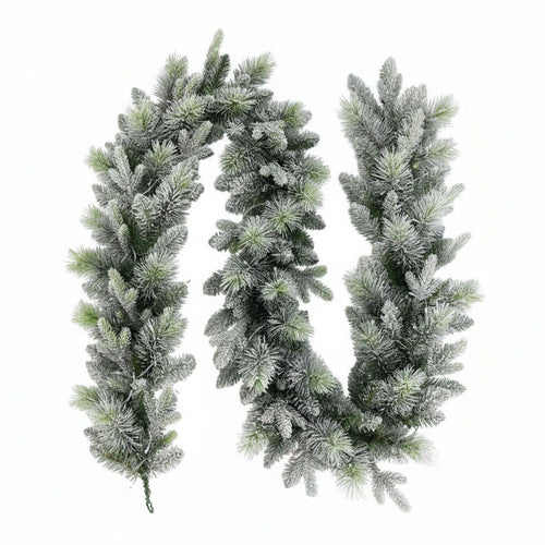 Snowy Stamford Garland - 9ft x 12in (Exclusive)