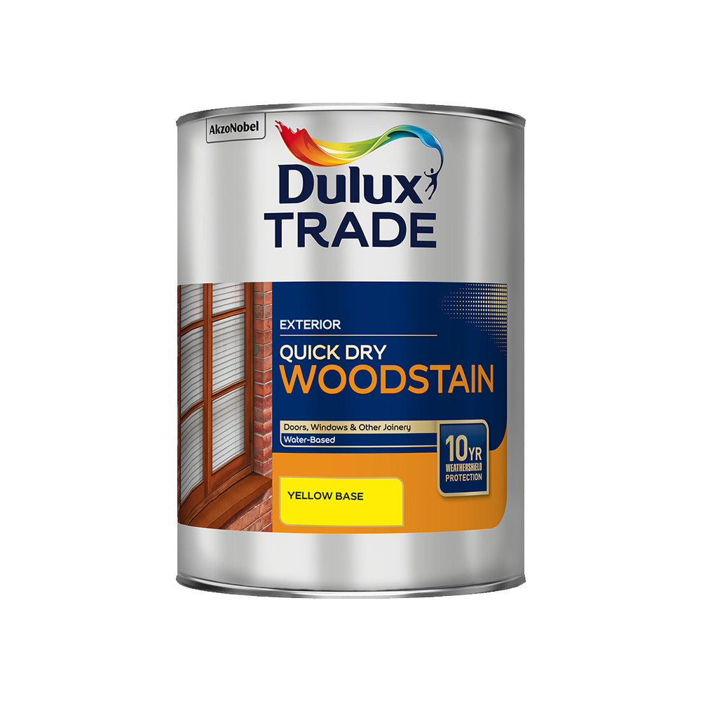 Dulux Trade Quick Dry Woodstain Yellow Base 1L