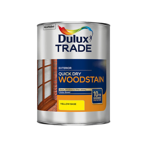 Dulux Trade Quick Dry Woodstain Yellow Base 1L