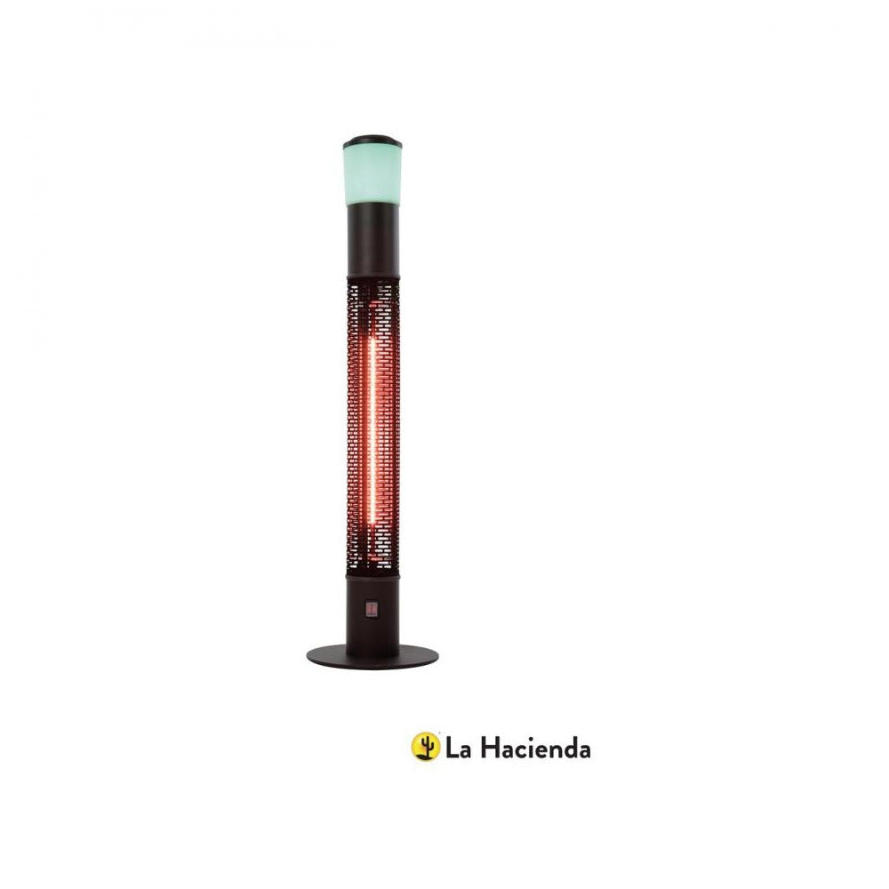 La Hacienda - Black Series Warm vibes Standing Heater with Light & Music