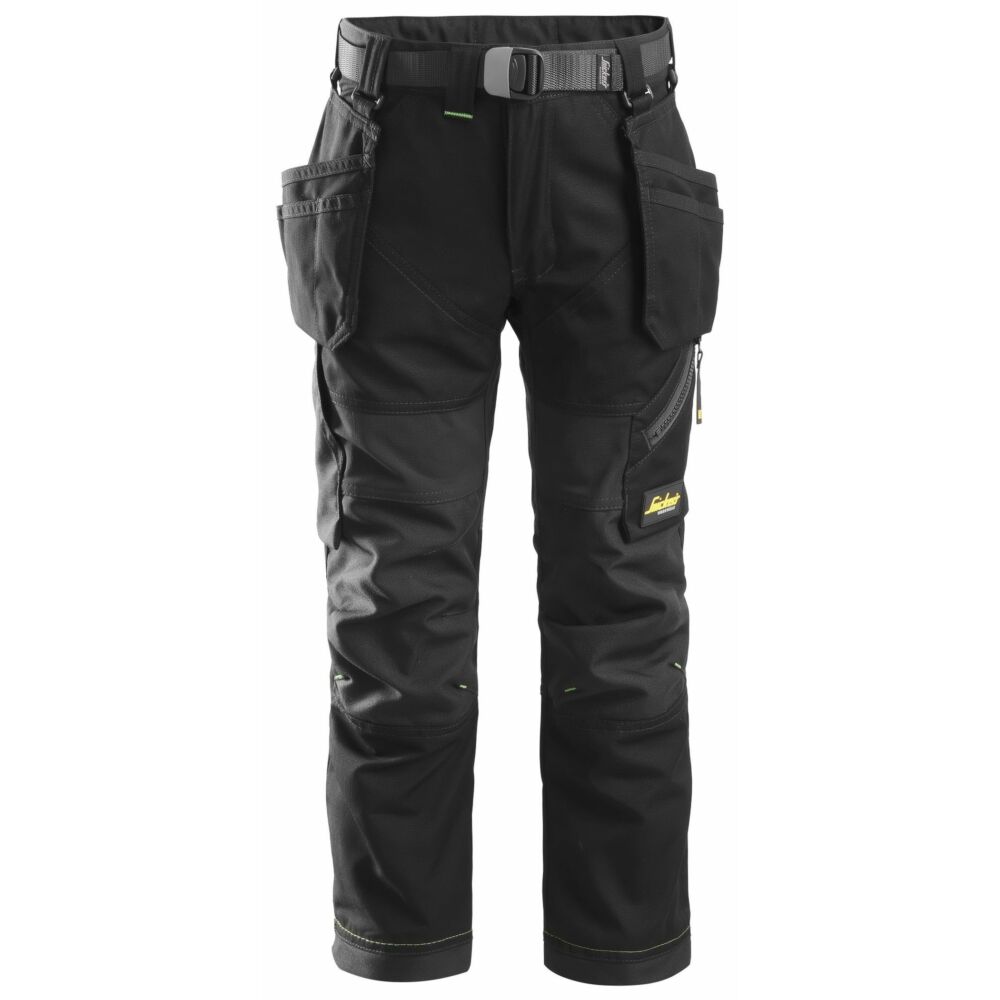 Snickers - FlexiWork, Junior Trousers - Black\\Black