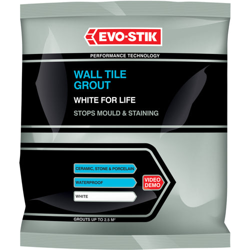 Evo Stik Tile Grout White 500g