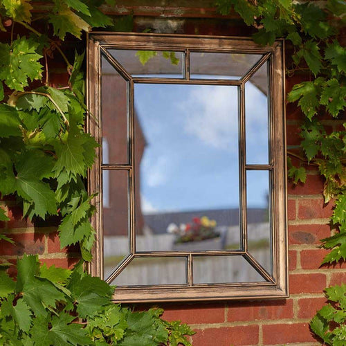 Outside In - Vantage Home & Garden Mirror - Coppergris