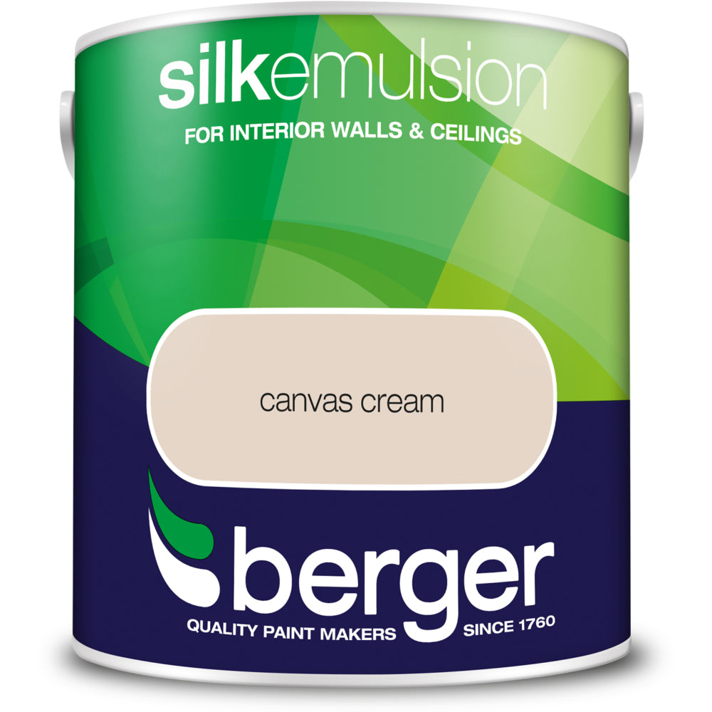 Berger Silk Emulsion Canvas Cream 2.5L