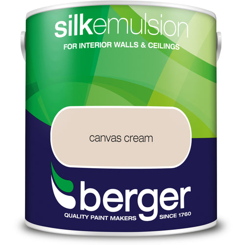 Berger Silk Emulsion Canvas Cream 2.5L