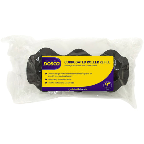 Dosco - 9\ Foam Corrugated Roller Refill