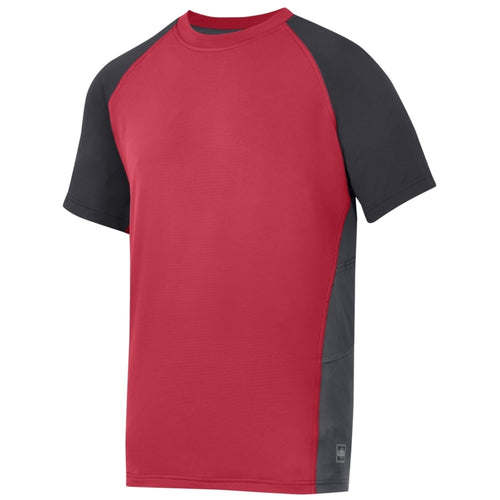 Snickers - A.V.S. Advanced T-Shirt - Chili red\\Black