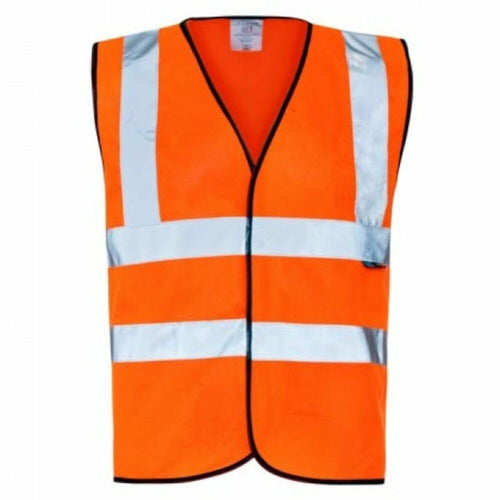 Hi-Vis Reflective Vest Orange - 3XL