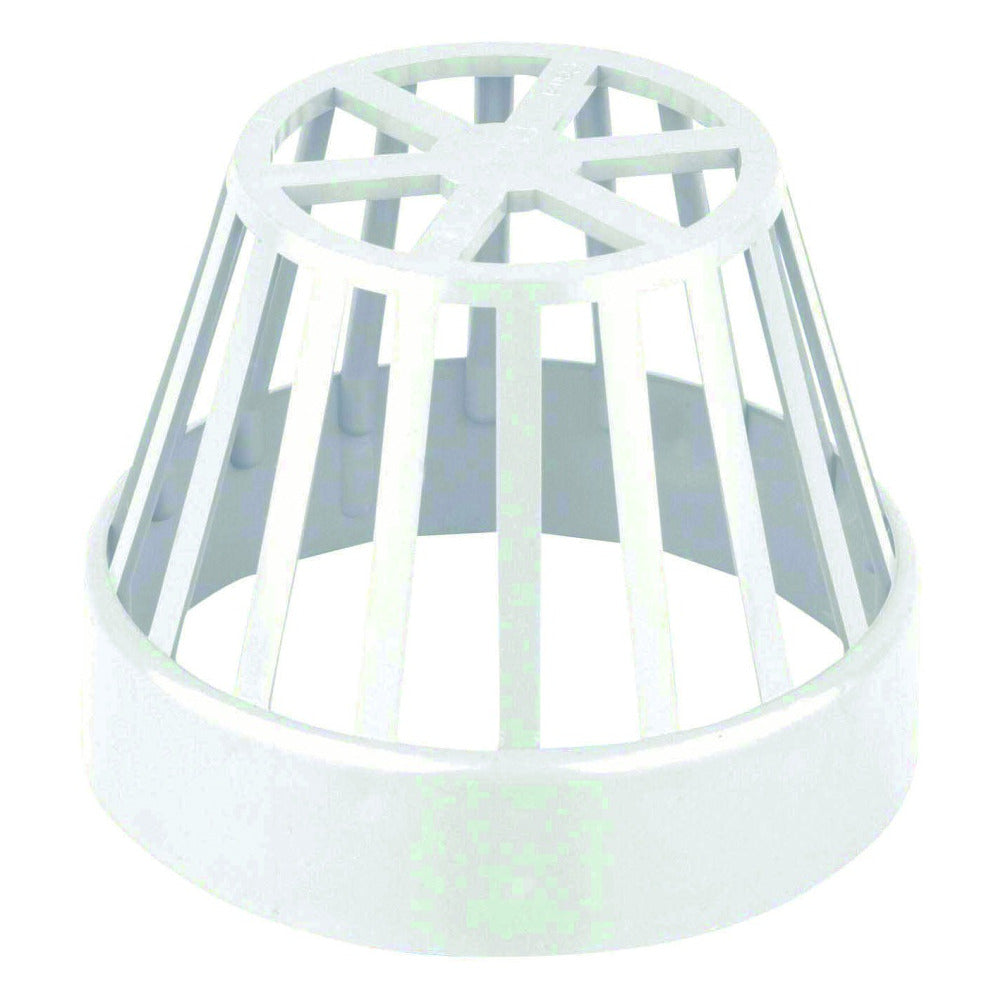 Wavin Soil OsmaS PVCU Balloon Grating White 110mm