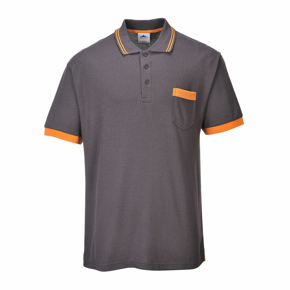 Portwest - Portwest Texo Contrast Polo Shirt - Grey