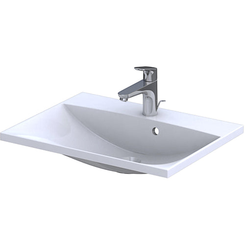 Amelia 60cm Mineral Composite Furniture Washbasin