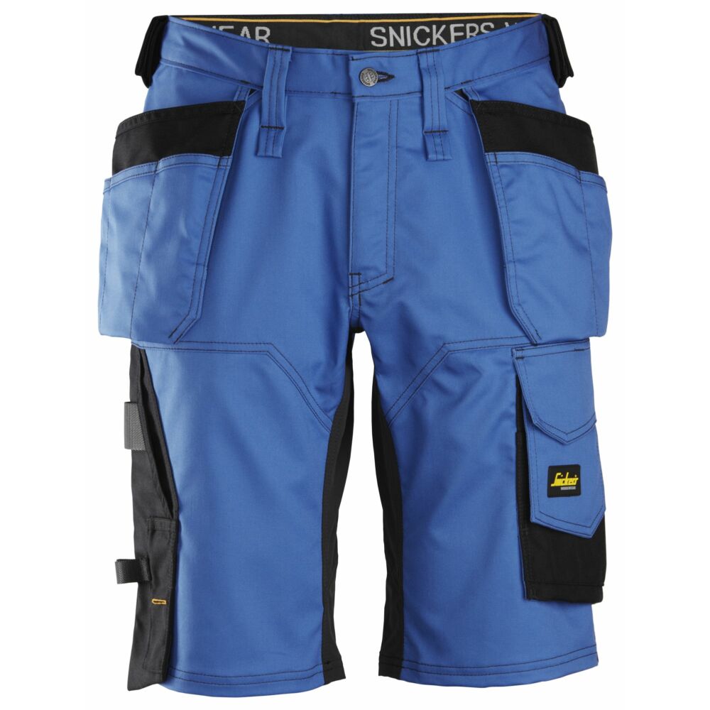 Snickers - AllroundWork, Stretch Loose Fit Work Shorts Holster Pockets - True Blue\\Black