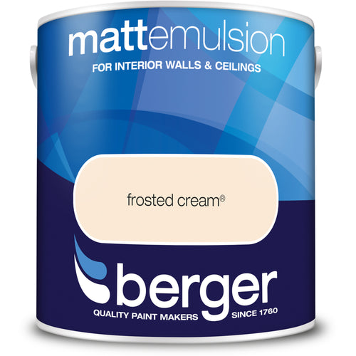Berger Matt Emulsion Frosted Cream 2.5L