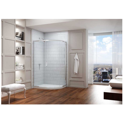 8 Series 1 Door 1400X900 Offset Quadrant Fixed Panel