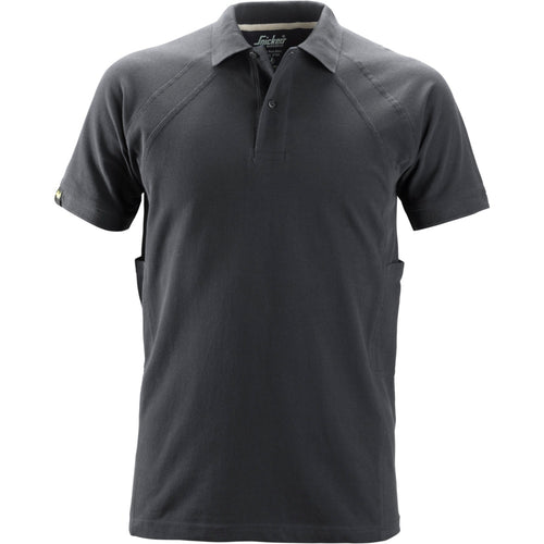 Snickers - Polo Shirt with MultiPockets  - Steel grey