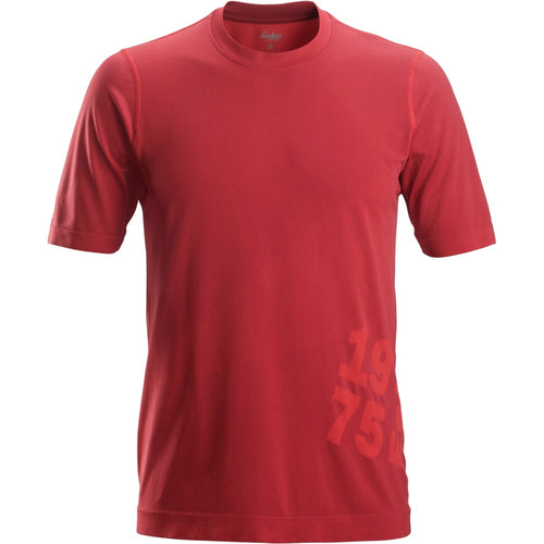 Snickers - FlexiWork, 37.5® Tech Short Sleeve T-Shirt - Chili red