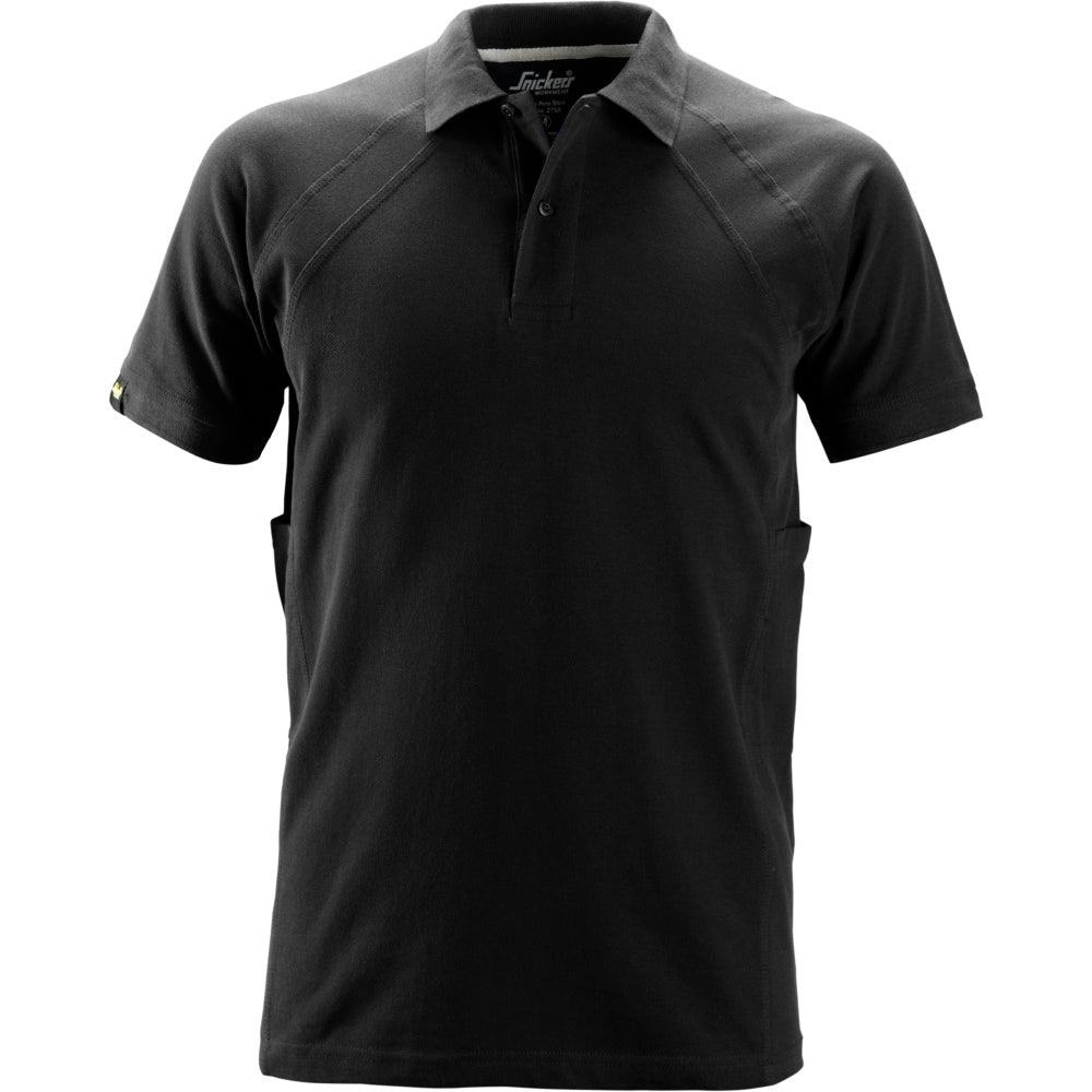 Snickers - Polo Shirt with MultiPockets  - Black