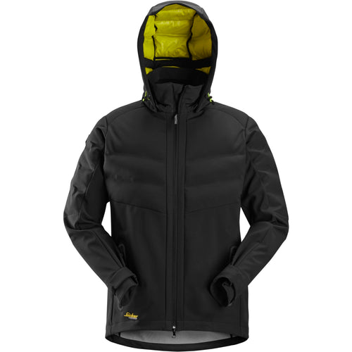 Snickers - FlexiWork, Windproof Quilted Jacket - Black
